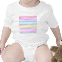 Colourful Pinstripes Baby Bodysuits