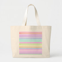 Colourful Pinstripes Canvas Bags