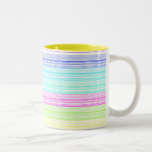 Colourful Pinstripes Mug
