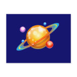 Colourful Planets Postcards