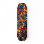 Colourful plastic jacks skateboards