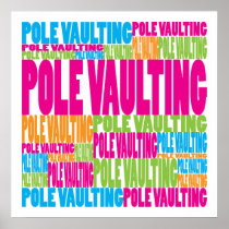 Colourful Pole Vaulting