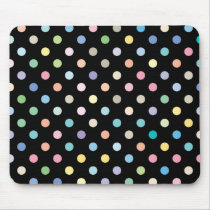 Colourful Polka Dot Mousepad mousepads