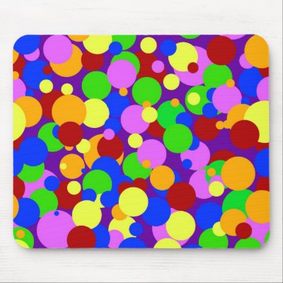 Colourful Polka Dots by SBDigitalArts