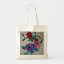 Colourful Poppies Canvas Bags