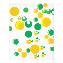 colourful print custom letterhead