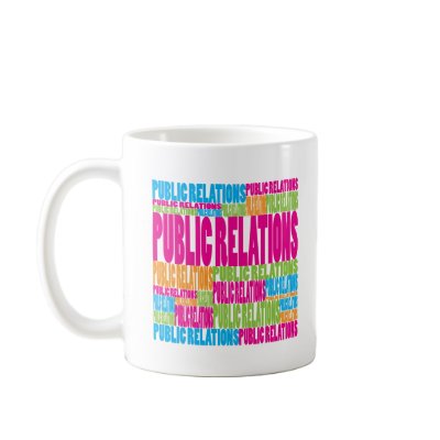 Colourful Public Relations Coffee Mug by busybees