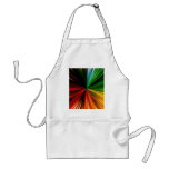 Colourful Rainbow Burst Abstract Digital Art Desig aprons