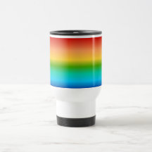 Colourful Rainbow colour gradient Coffee Mug