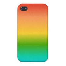 Colourful Rainbow colour gradient iPhone 4/4S Cases