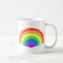 Colourful Rainbow Fan Mug