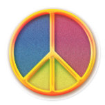 Colourful Rainbow Peace Symbol