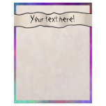 Colourful Rainbows  Scrapbook Pages - 02 Customized Letterhead