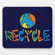 Colourful Recycling Mouse Pad