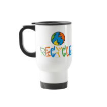 Colourful Recycling Coffee Mug