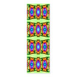 colourful ribbons bookmarks business cards