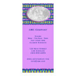 colourful ribbons rack card
