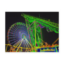 Colourful Rides Post Card