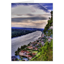 Colourful River Card
