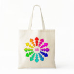 Colourful Romantic Hearts with Monogram - Bag