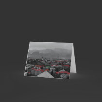 Colourful Roofs Notecards