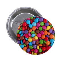 Colourful Round Chocolate Candy Sweets Pin