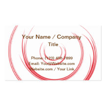 Colourful Rounded strips business card