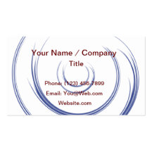 Colourful Rounded strips business card