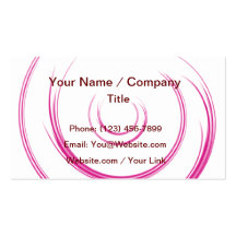 Colourful Rounded strips business card