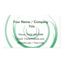 Colourful Rounded strips business card