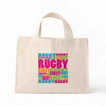 Colourful Rugby Tote Bag