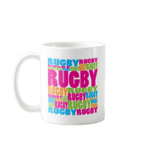 Colourful Rugby Mugs