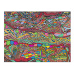 Colourful Scenery In Mazes Postcards