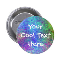 "Colourful Sea Bed III" Template Pinback Buttons