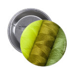 Colourful sewing threads texture pinback button