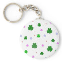 Colourful Shamrock Keychain