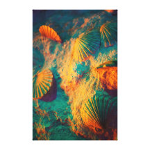 Colourful Shells Canvas Print