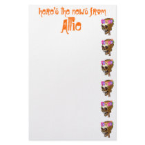 Colourful Skulls stationery