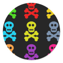 Colourful Skulls