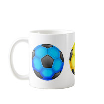 Colourful Soccer Balls Mugs