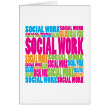 Colourful Social Work Cards