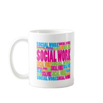 Colourful Social Work Mugs