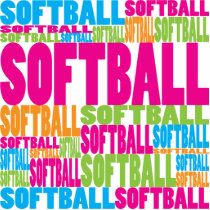 Colourful Softball
