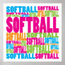 Colourful Softball