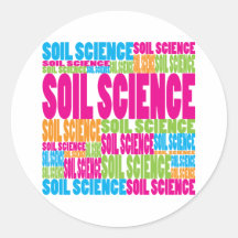 Colourful Soil Science Sticker