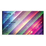 Colourful Space Backgrounds2, Name, Address 1, A.. Business Cards