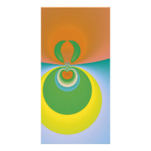 Colourful Space Picture Card