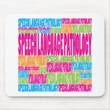 Colourful Speech Language Pathology Mousepad