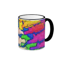 Colourful Spine Art Mug
