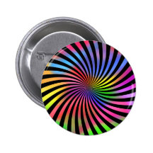 Colourful Spiral Design: Buttons